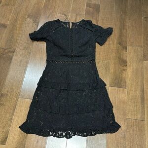 Black Lace dress sz xs